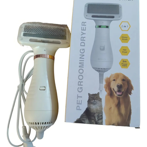 Cepillo Y Secador De Mascotas 2 En 1